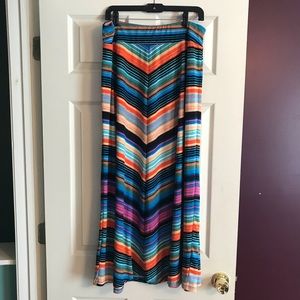 Colorful maxi skirt